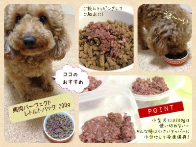 画像3: ディアラ　馬肉パーフェクト　レトルトパック　200g【無添加 おやつ 安全 手作り フード 非常食 保存食 災害 備蓄 常温保存】 (3)
