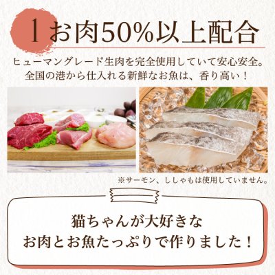 画像6: シェフキャット 2.1kg×2袋セット【合計4.2kg】【国産 ナチュラル キャットフード 】 (6)